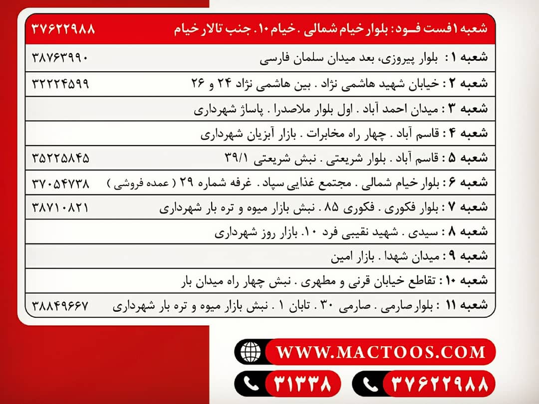 فروشگاه پروتئینی مکتوس