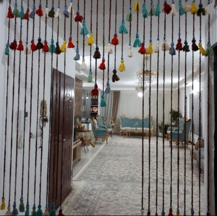 پرده گلیمی و ریسه ای خاطرات