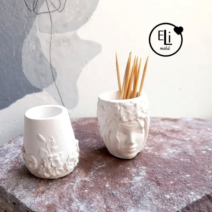 قالب سیلیکونی و بیس خام الی